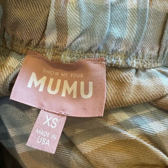 Show Me Your Mumu Plaid Maxi Skirt & Cropped Blouse Set - Picture 8 of 9